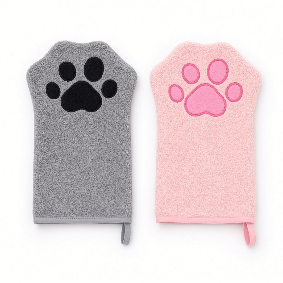 Dog Drying Mitts – Microfibre Paw Towel Gloves